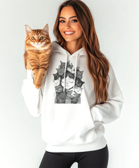 Cat Lady Cat Mom Hoodie Less People, More Cats Graphic Unisex Hoodie