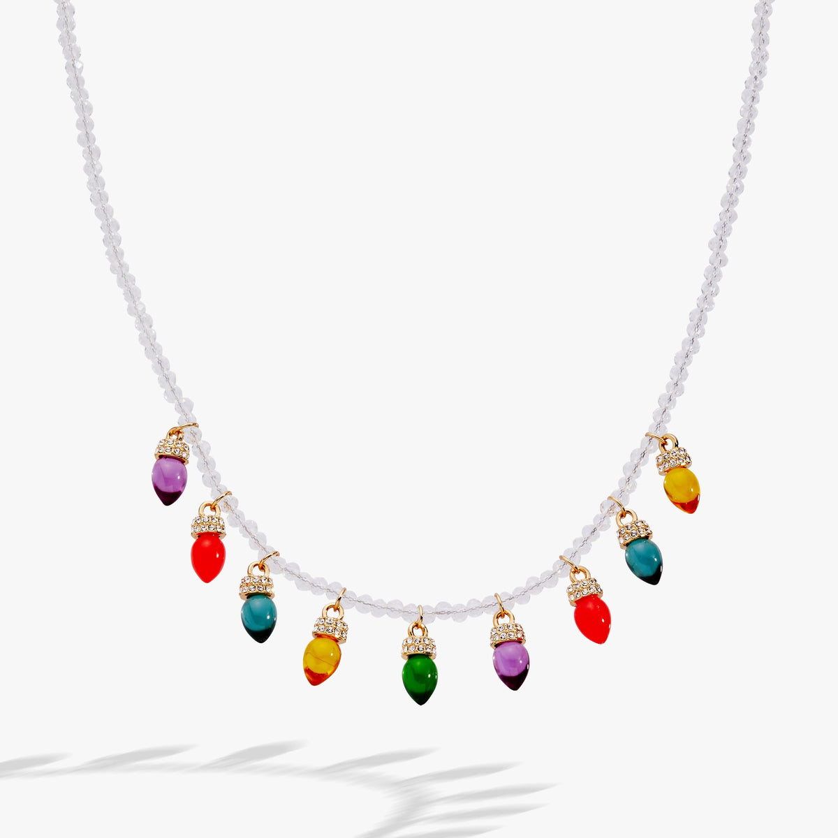 Christmas Light Bulb Necklace, Necklaces, $ 48.00, A Moment Of Now™