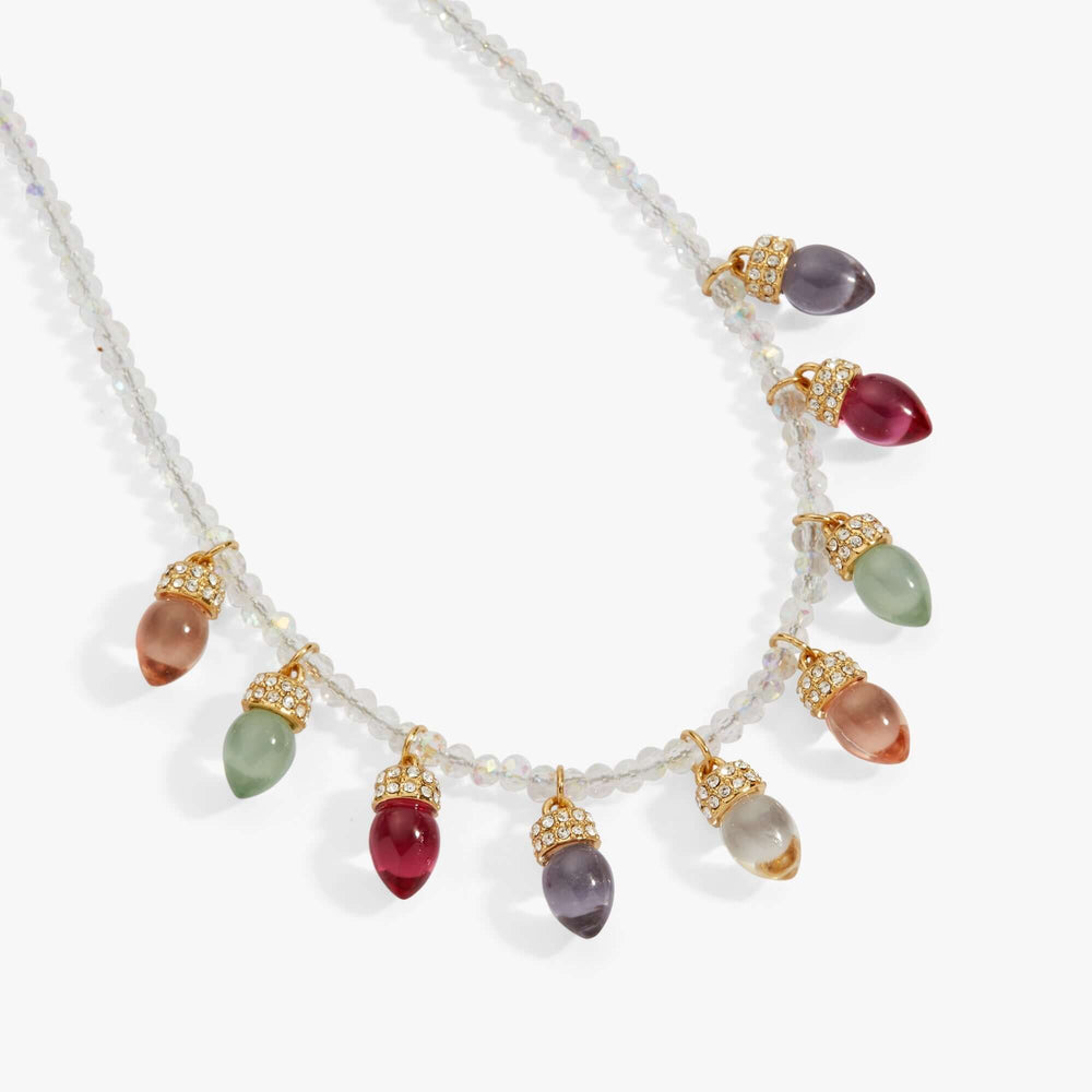 Christmas Muted Light Bulb Necklace, Necklaces, $ 48.00, A Moment Of Now™