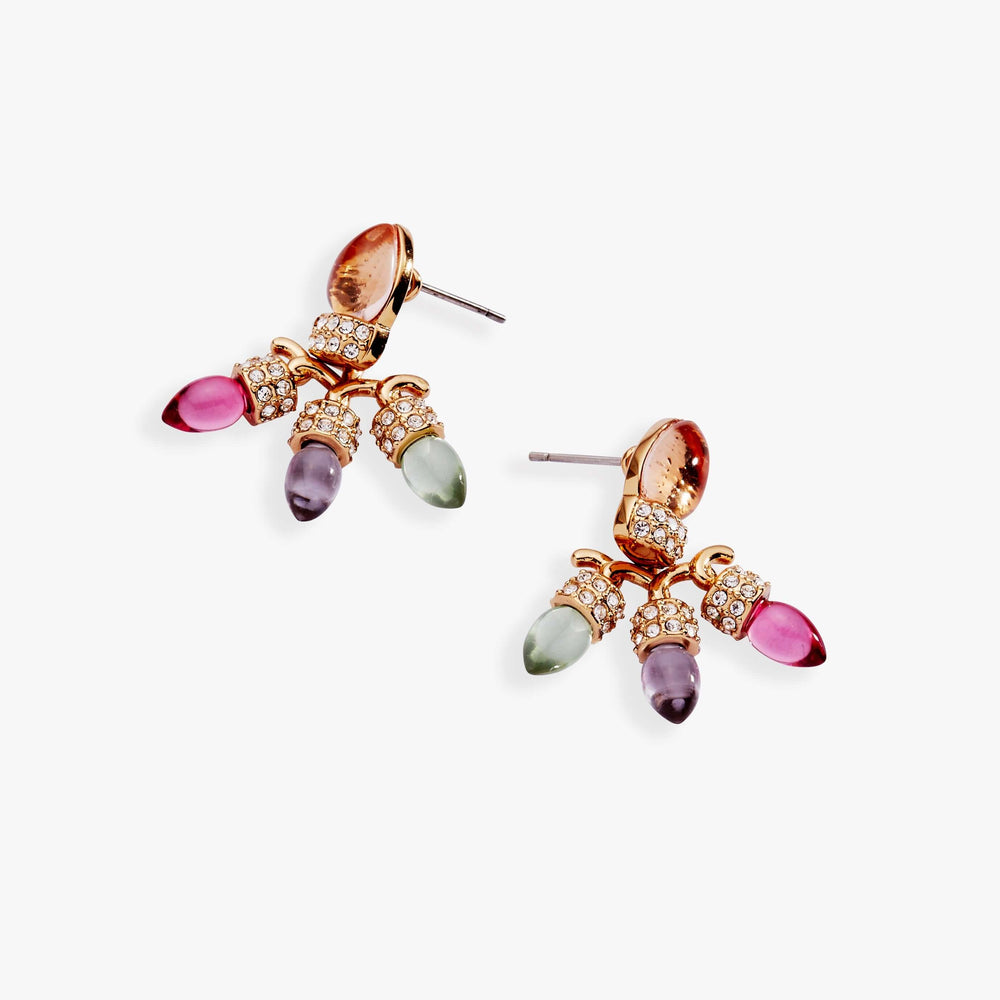 Christmas Muted Light Bulb Jacket Earrings, Earrings, $ 34.00, A Moment Of Now™