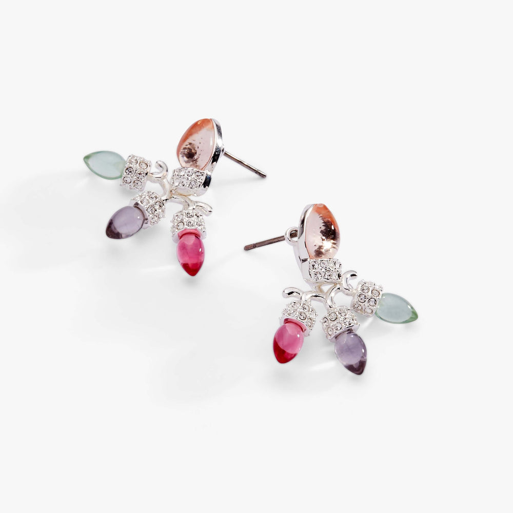 Christmas Muted Light Bulb Jacket Earrings, Earrings, $ 34.00, A Moment Of Now™