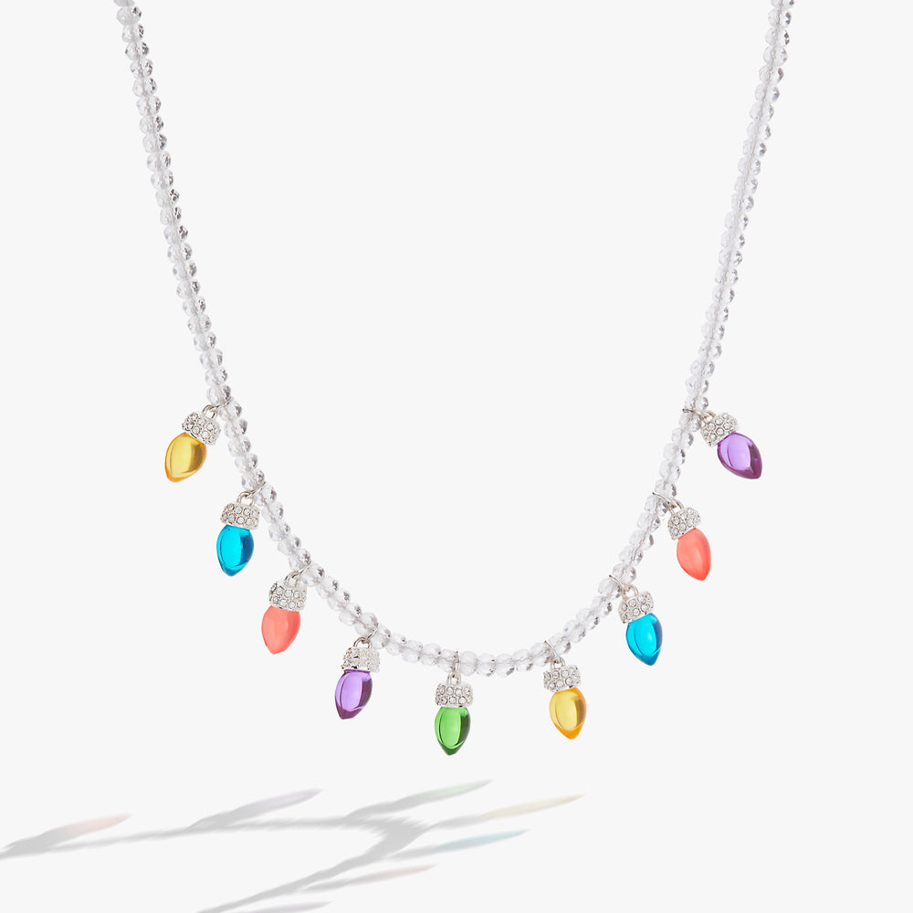 Christmas Light Bulb Necklace, Necklaces, $ 48.00, A Moment Of Now™