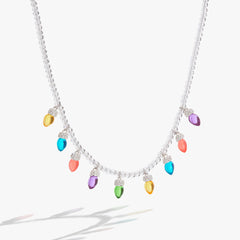 Christmas Light Bulb Necklace, Necklaces, $ 48.00, A Moment Of Now™