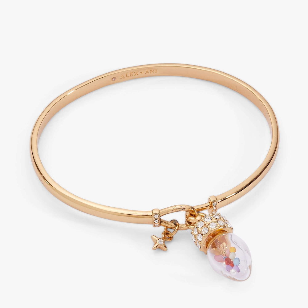 Christmas Light Bulb Shaker Tension Cuff, Bracelets, $ 38.00, A Moment Of Now™
