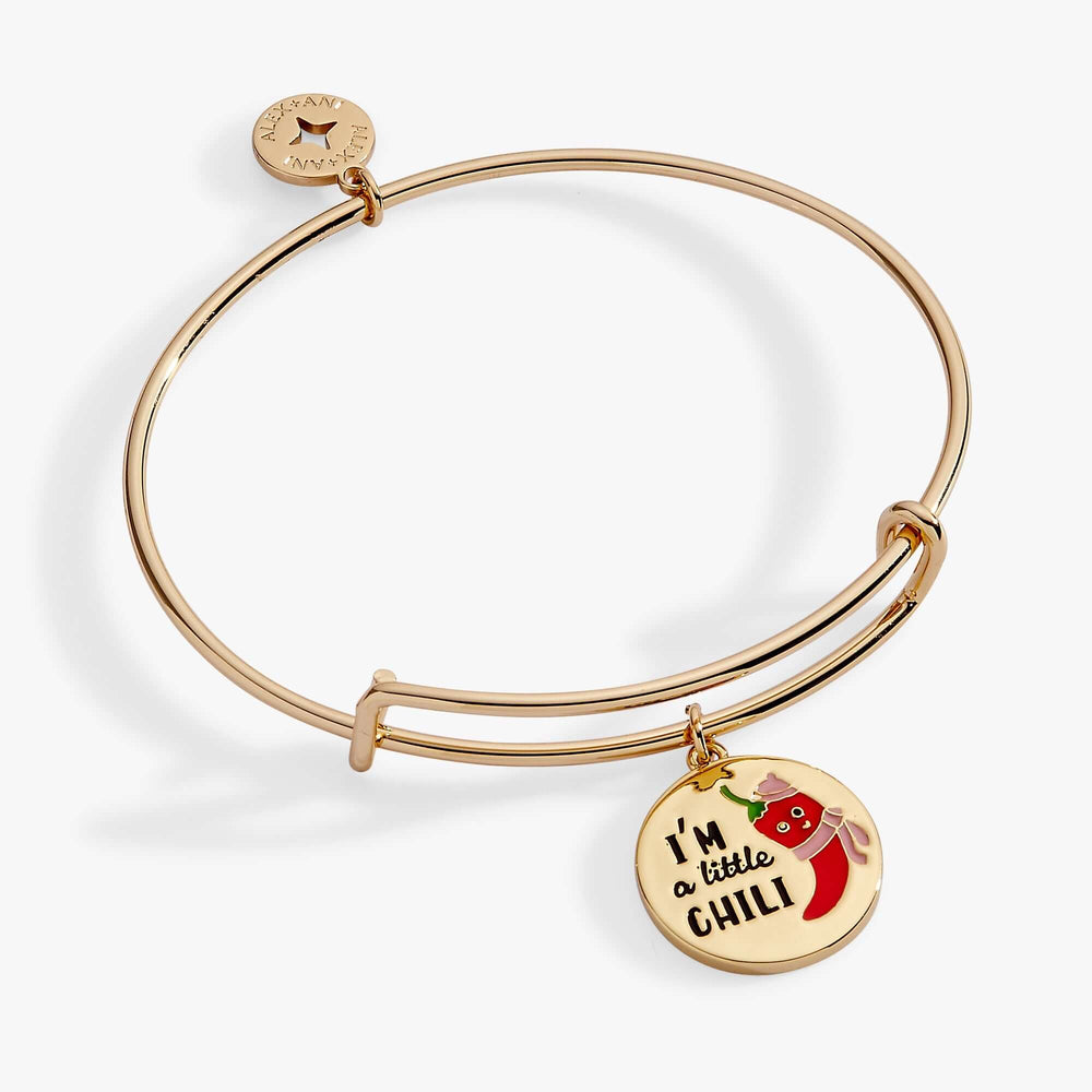 ‘I’m a Little Chili’ Charm Bangle, Bracelets, $ 28.00, A Moment Of Now™