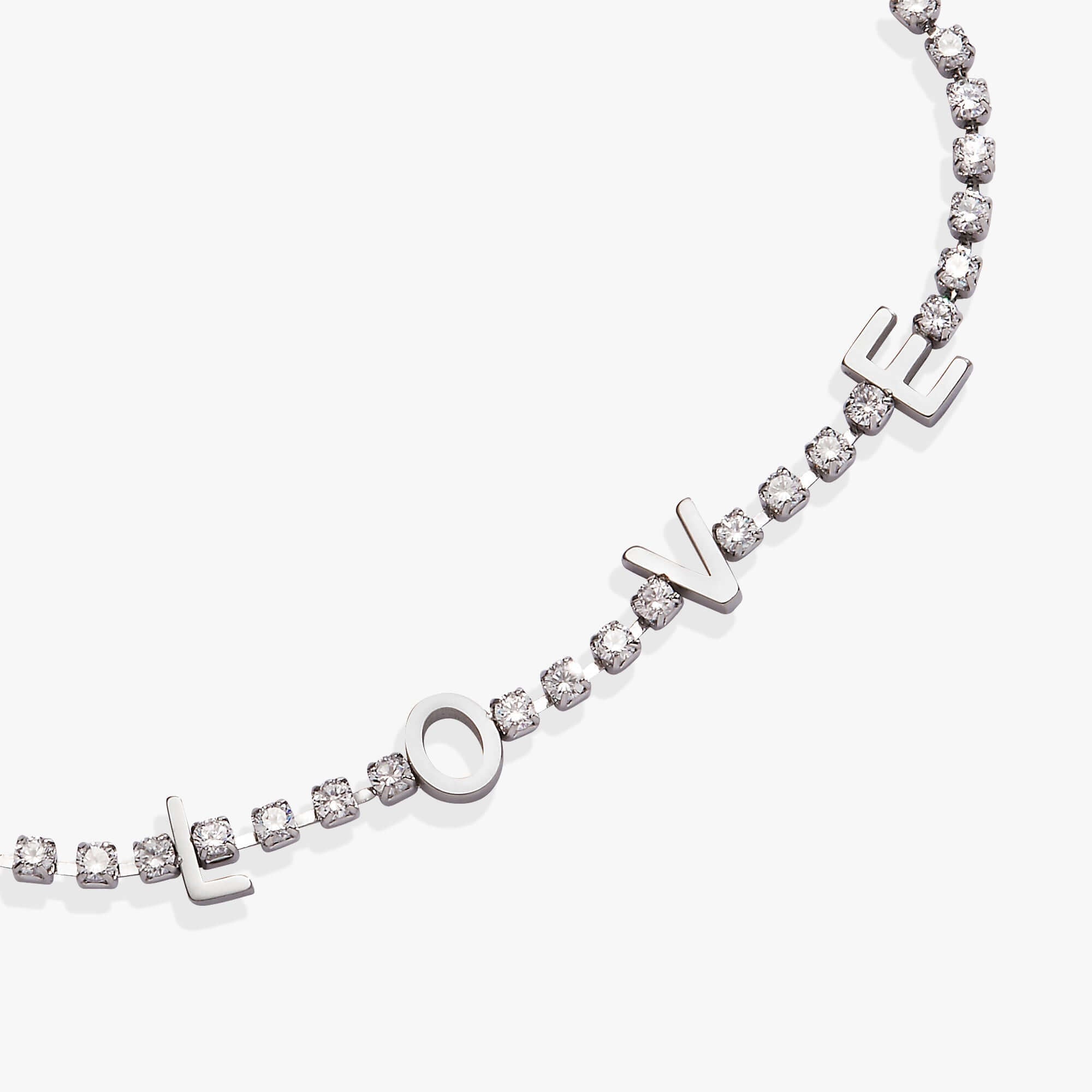“Love” Crystal Tennis Bracelet, Bracelets, $ 18.90, A Moment Of Now™