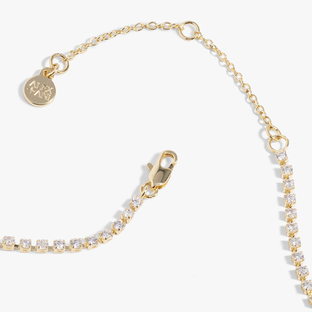 "Love" Crystal Tennis Necklace, Necklaces, $ 23.90, A Moment Of Now™