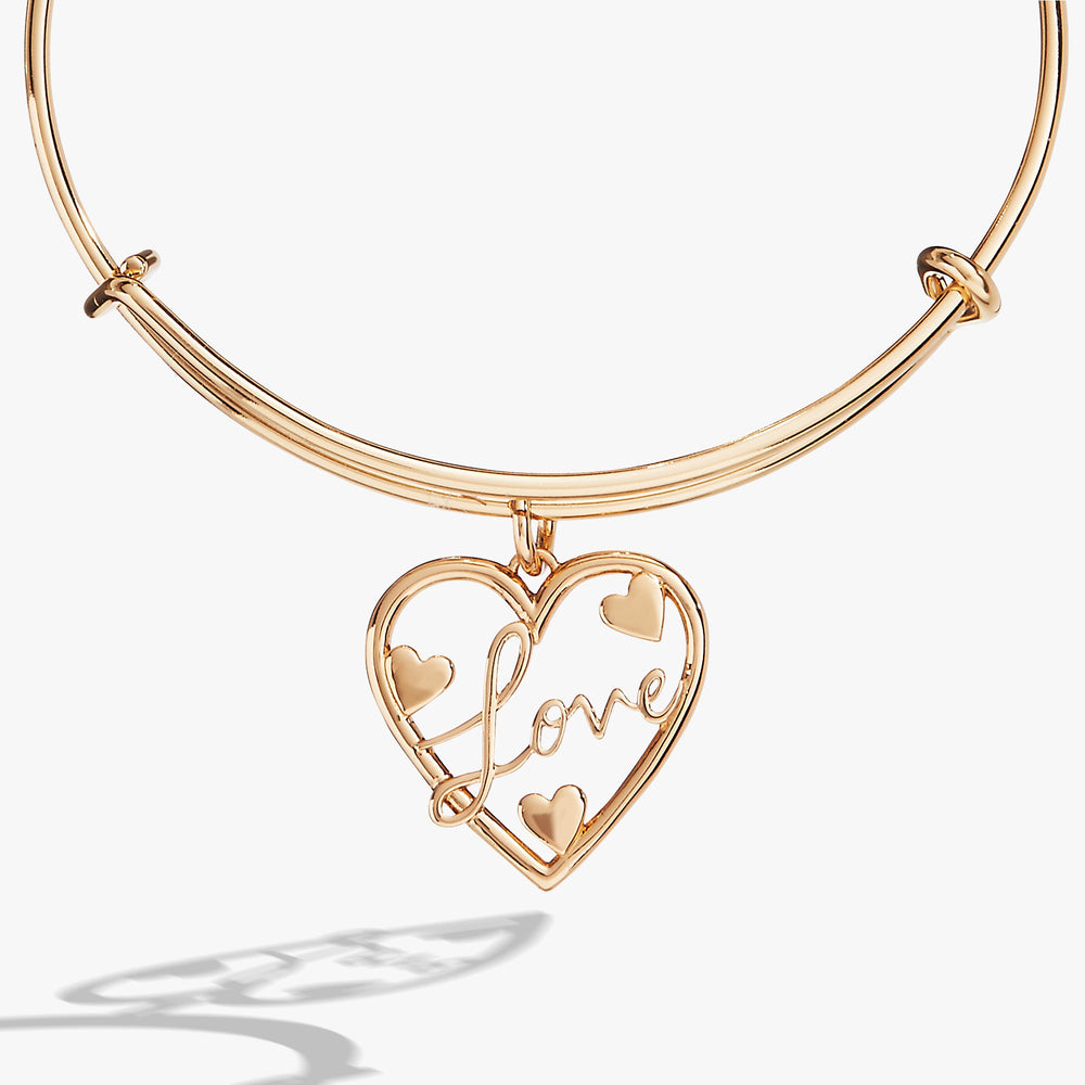Love Script Bangle, Bracelets, $ 24.00, A Moment Of Now™