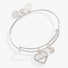 Love Mother of Pearl Bangle, Bracelets, $ 34.00, A Moment Of Now™