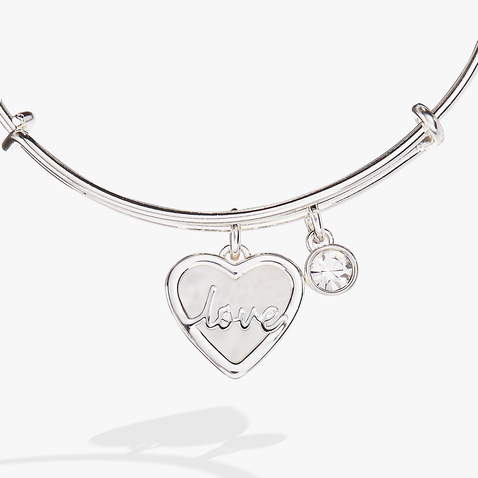 Love Mother of Pearl Bangle, Bracelets, $ 34.00, A Moment Of Now™