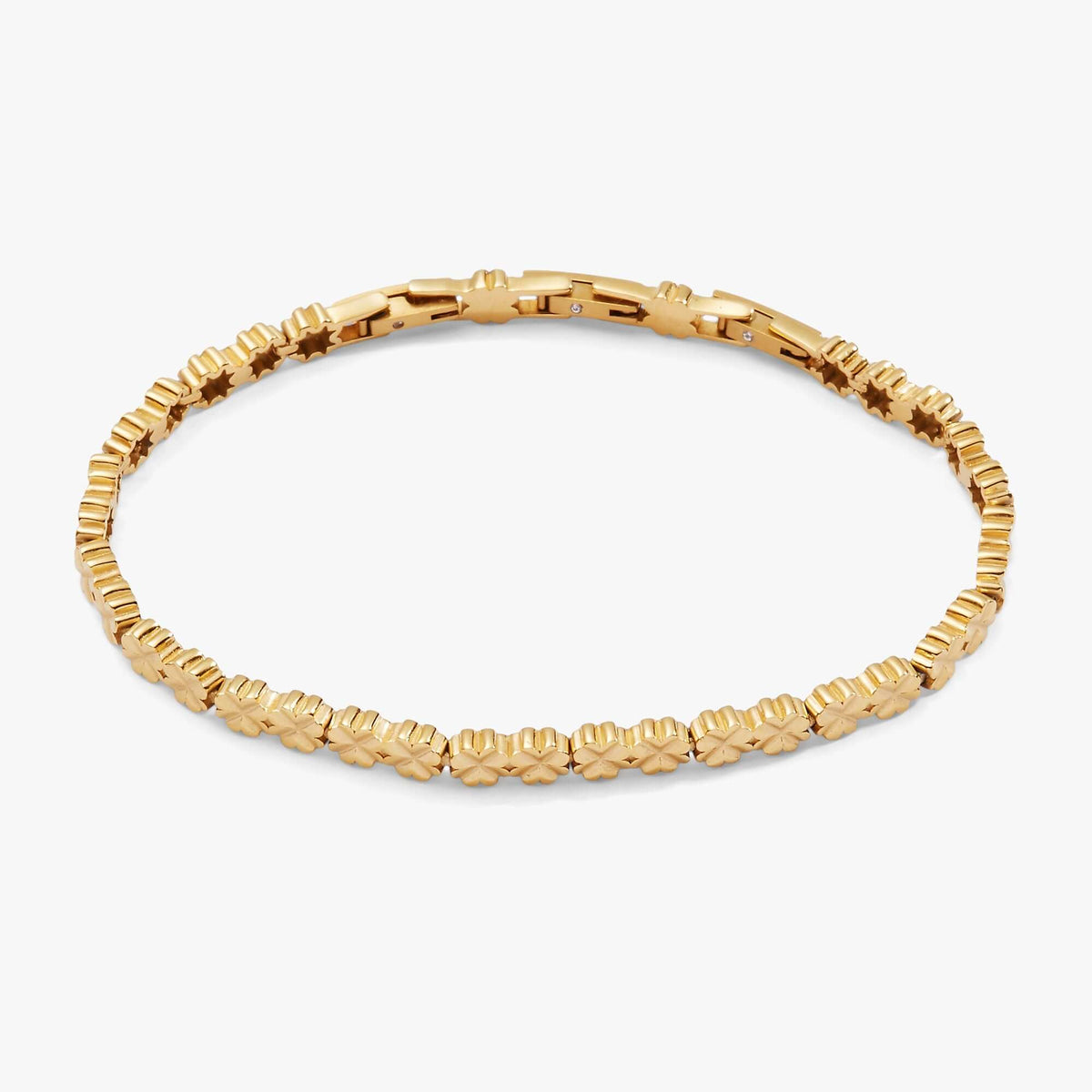 Lucky Clover Charm Tennis Bracelet, Bracelets, $ 68.00, A Moment Of Now™