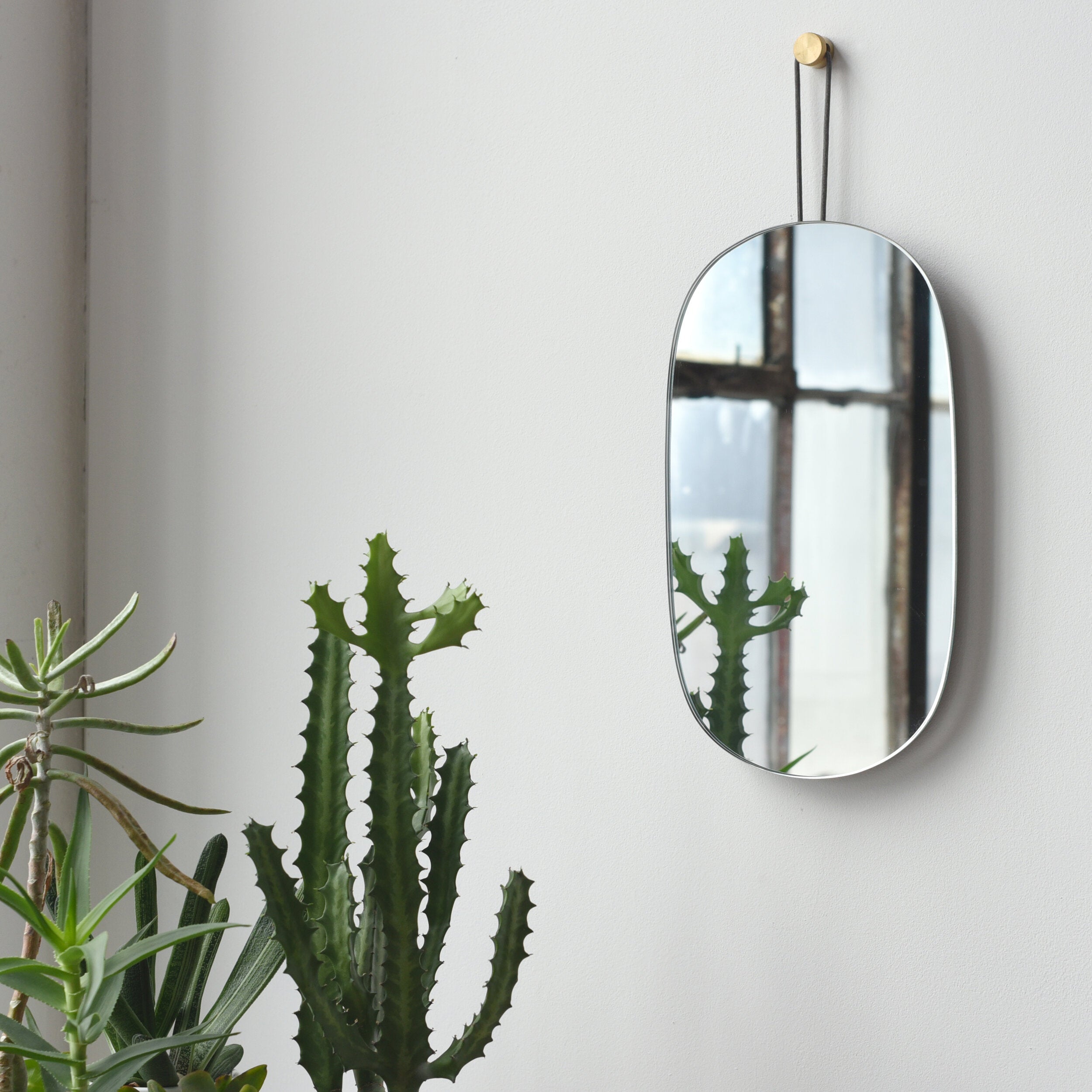 Lure Single Soft-Oval Wall Mirror | Handmade in USA - Misewell, Mirrors, $ 149.00, A Moment Of Now™