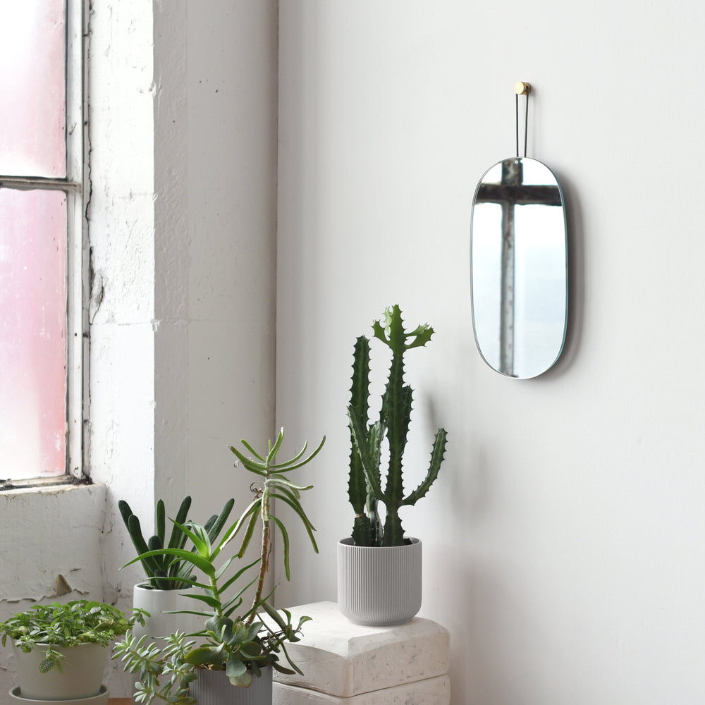 Lure Single Soft-Oval Wall Mirror | Handmade in USA - Misewell, Mirrors, $ 149.00, A Moment Of Now™