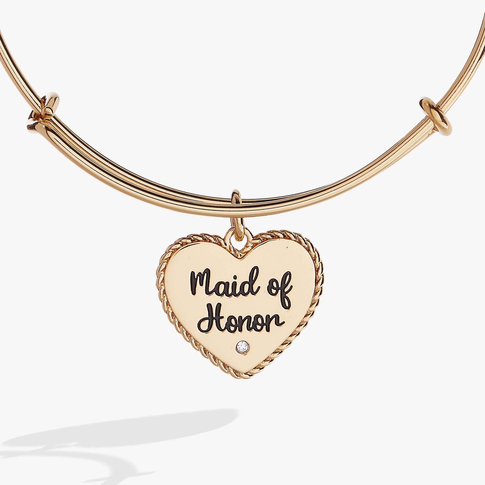 Maid of Honor Heart Bangle, Bracelets, $ 24.00, A Moment Of Now™