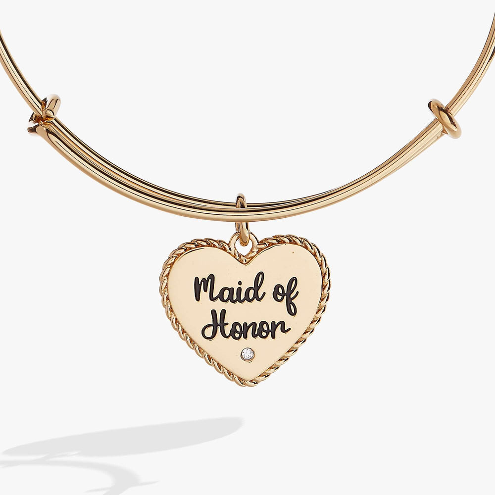 Maid of Honor Heart Bangle, Bracelets, $ 24.00, A Moment Of Now™