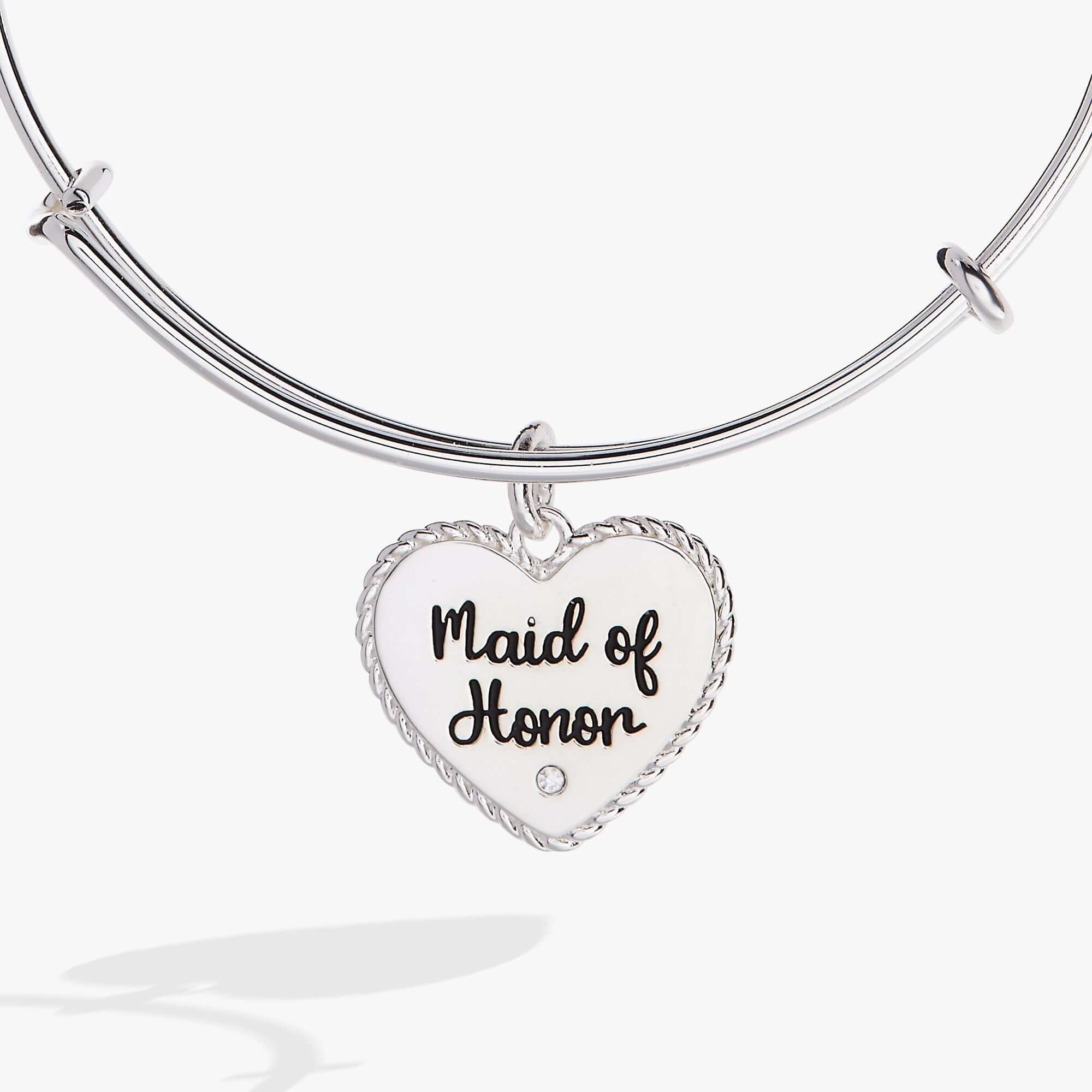 Maid of Honor Heart Bangle, Bracelets, $ 24.00, A Moment Of Now™