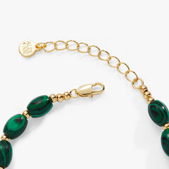 Malachite Charm Bracelet, Bracelets, $ 28.90, A Moment Of Now™