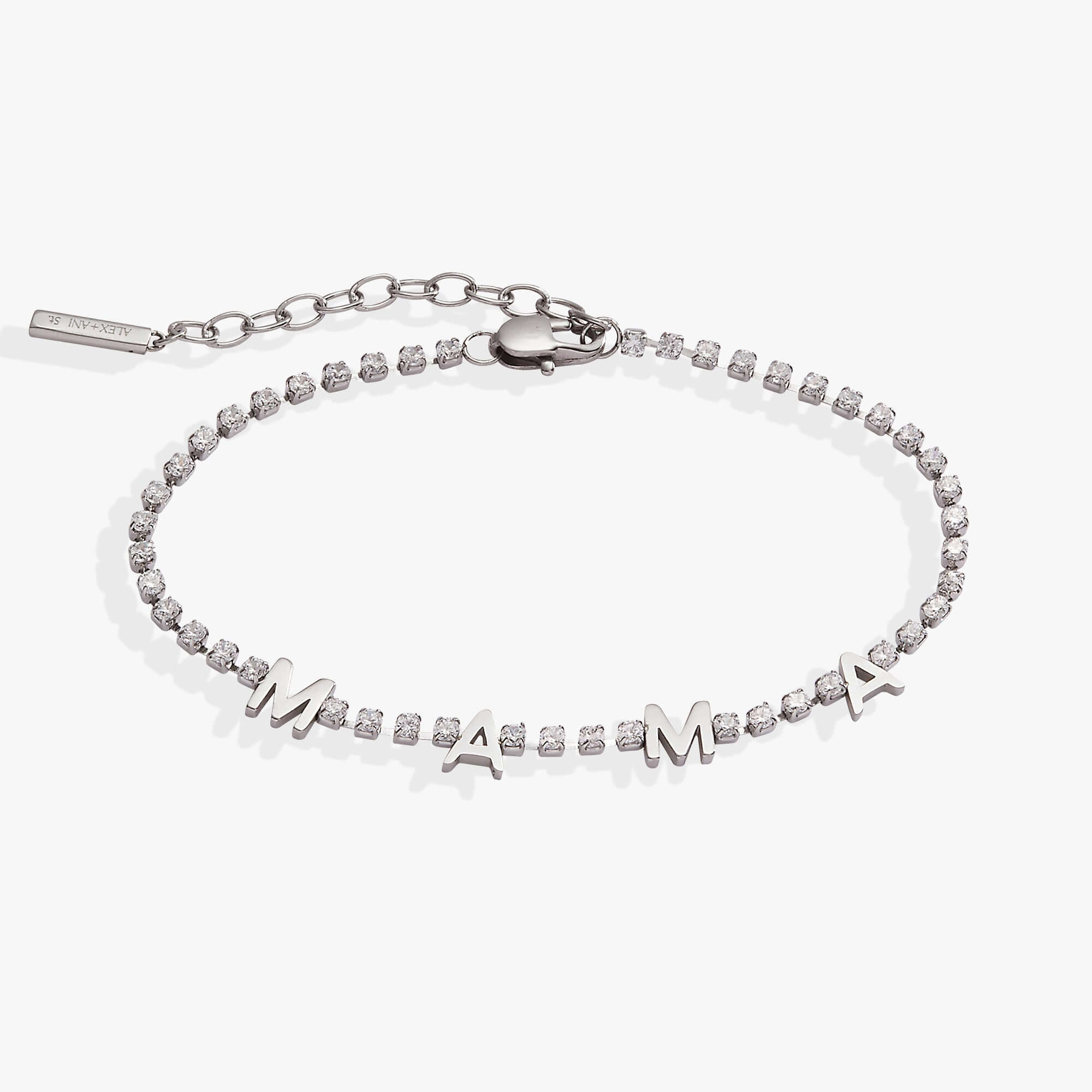 'Mama' Crystal Tennis Bracelet, Bracelets, $ 38.00, A Moment Of Now™