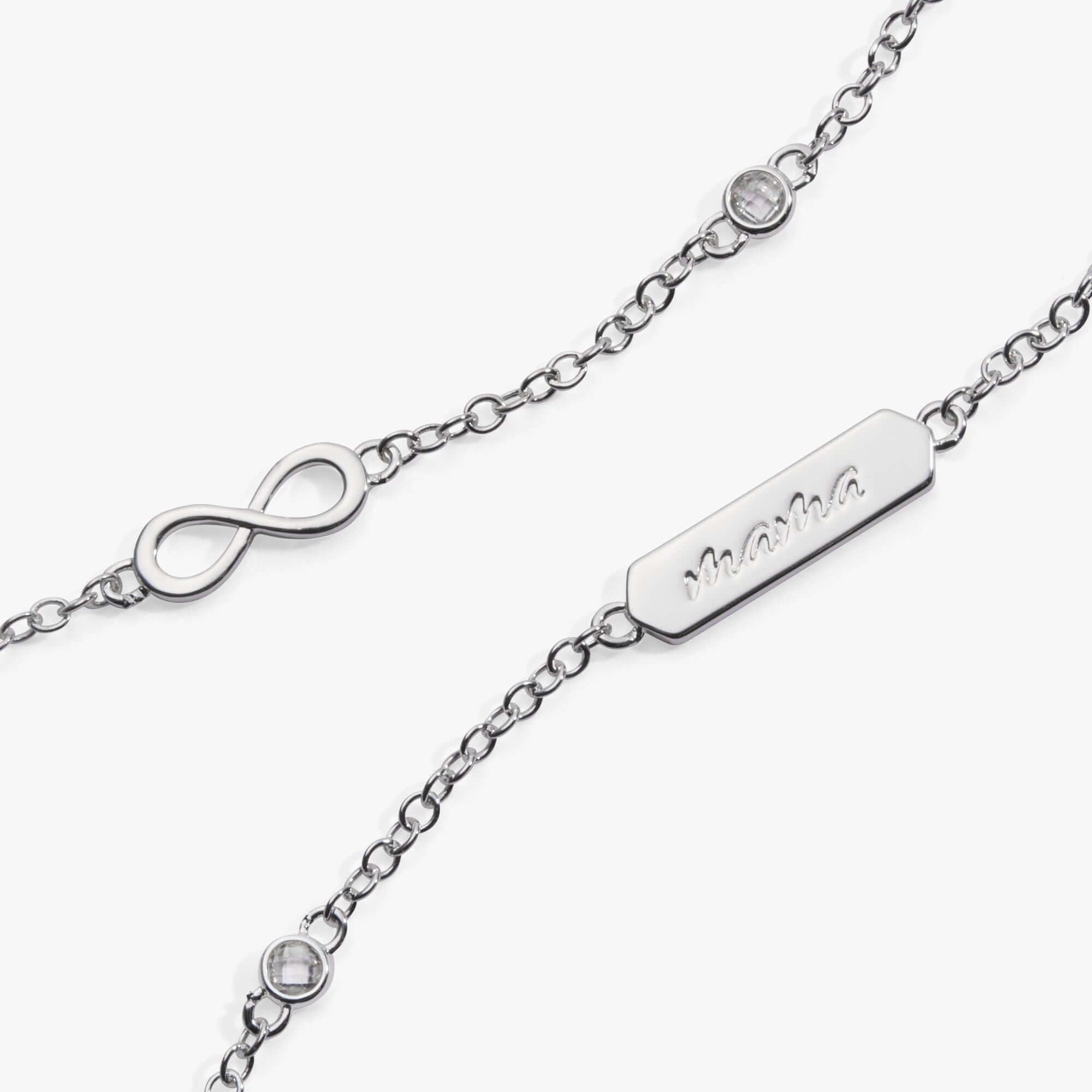 Mama Infinity Chain Double Strand Bracelet, Bracelets, $ 38.00, A Moment Of Now™