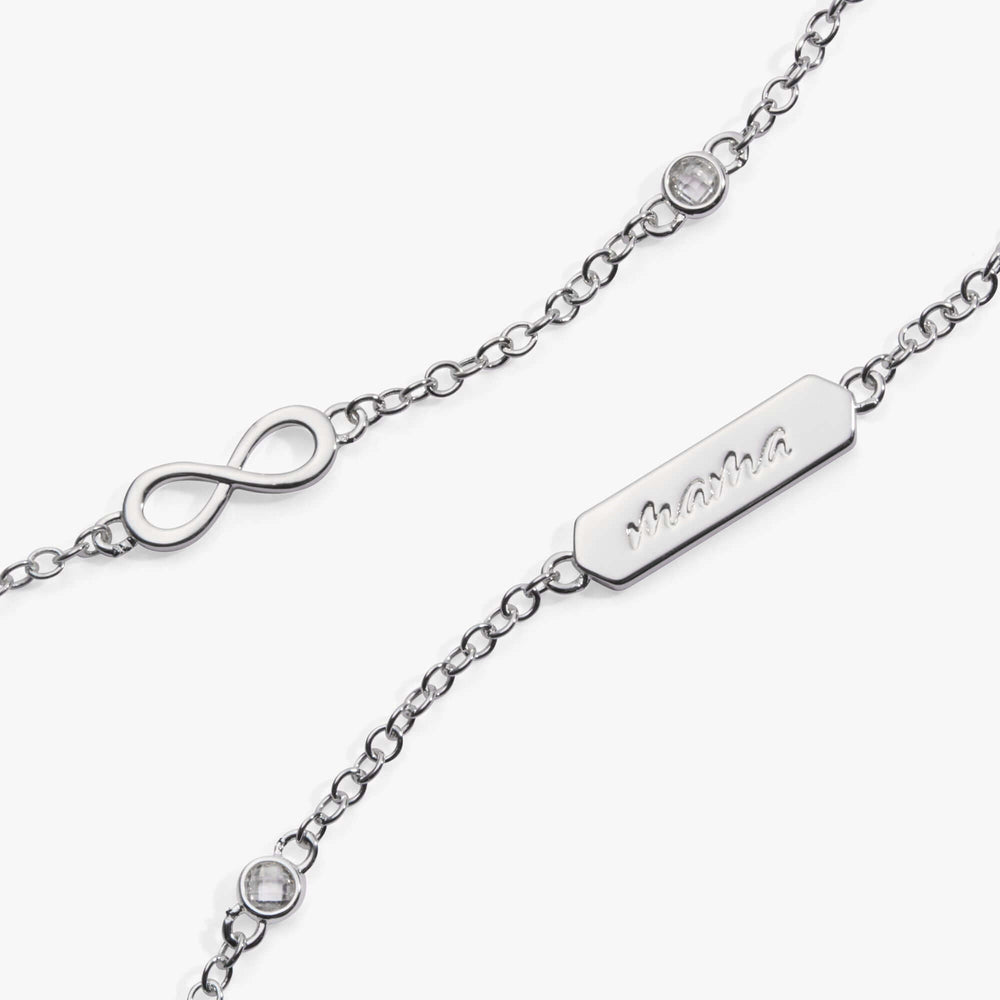 Mama Infinity Chain Double Strand Bracelet, Bracelets, $ 38.00, A Moment Of Now™