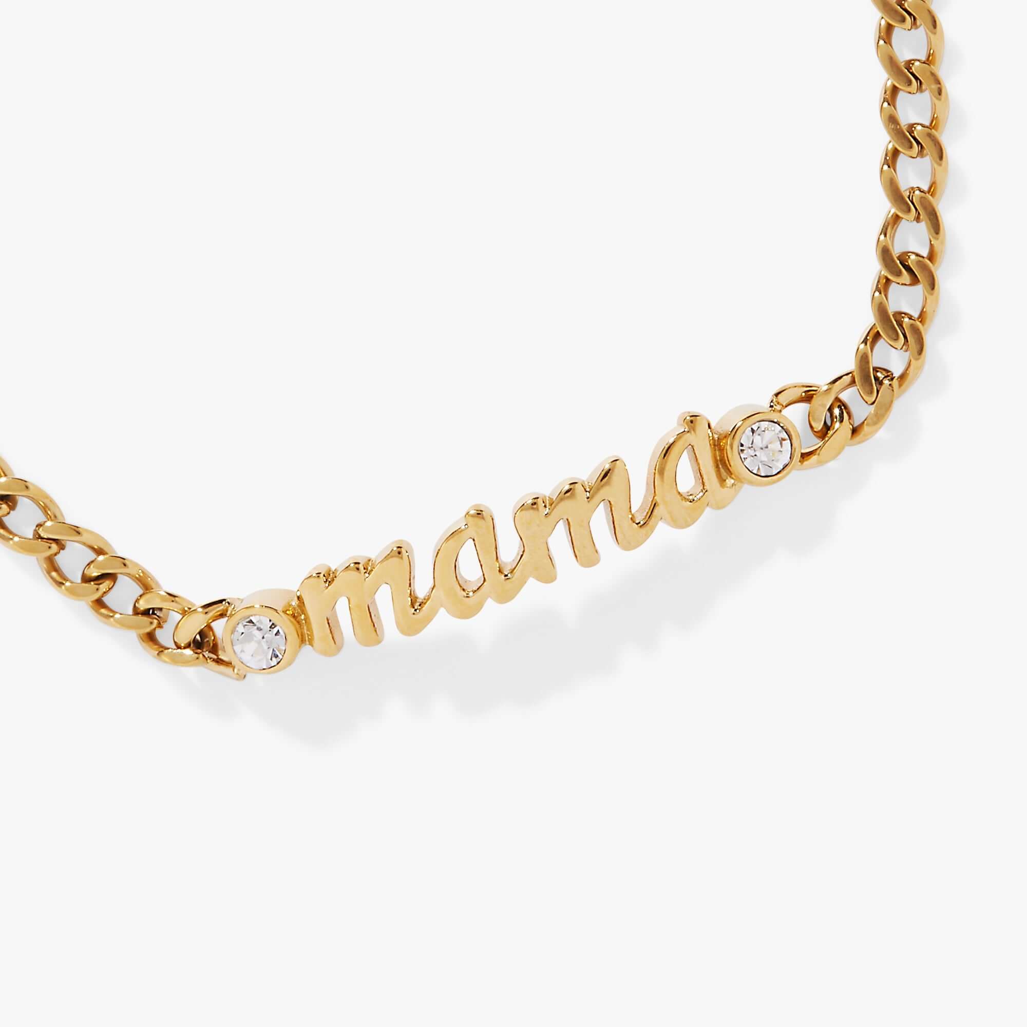 Mama Curb Chain Bracelet, Bracelets, $ 38.00, A Moment Of Now™
