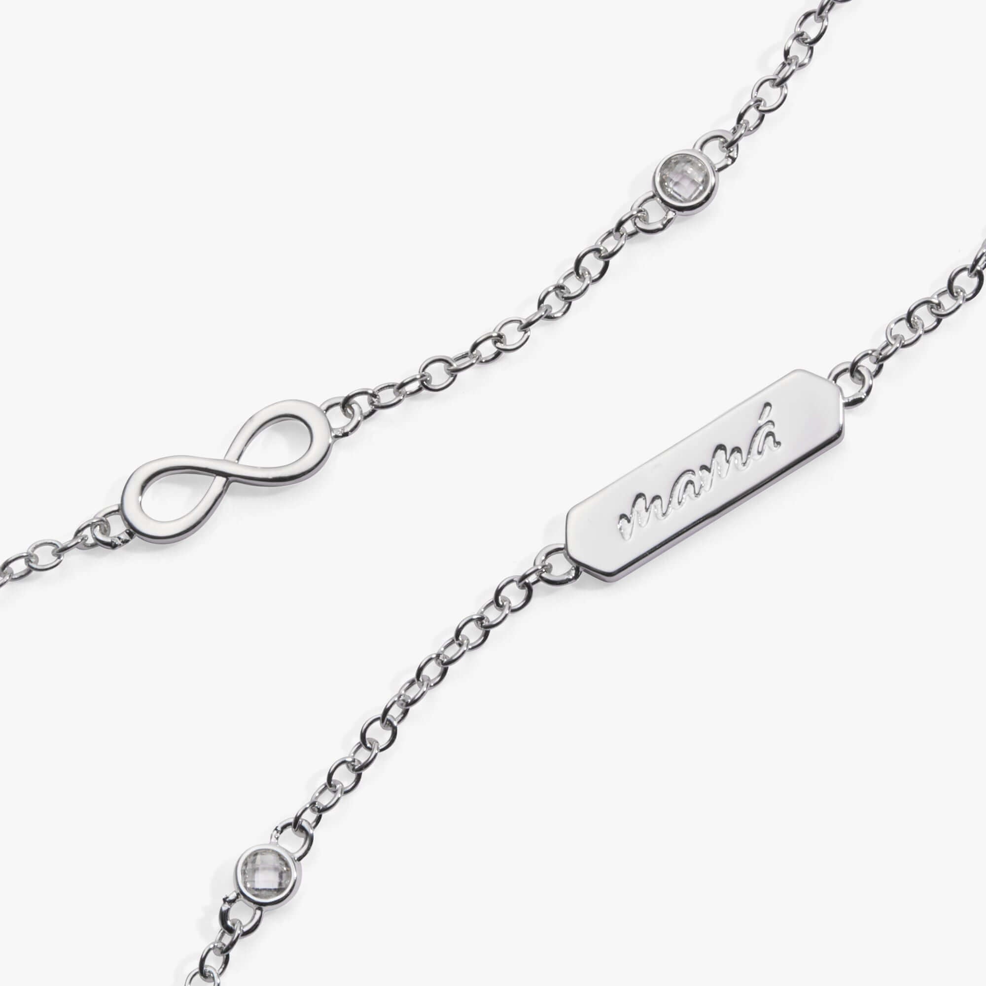 Mamá Infinity Chain Double Strand Bracelet, Bracelets, $ 38.00, A Moment Of Now™