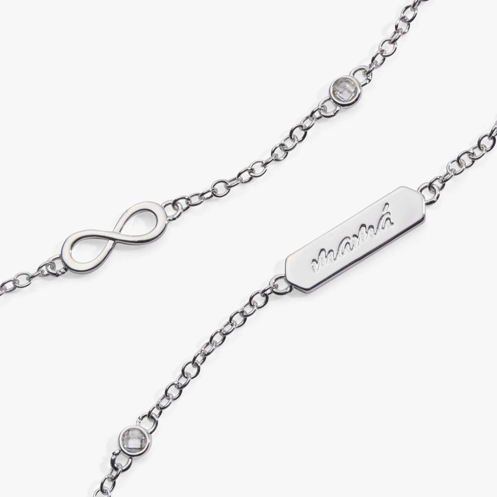 Mamá Infinity Chain Double Strand Bracelet, Bracelets, $ 38.00, A Moment Of Now™