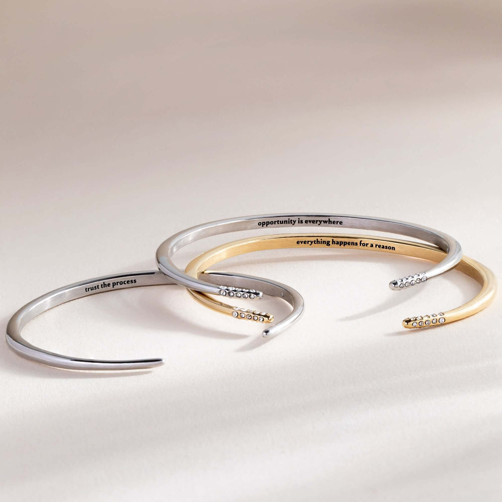 “Trust the Process” Open Tusk Cuff Bracelet, Bracelets, $ 19.90, A Moment Of Now™