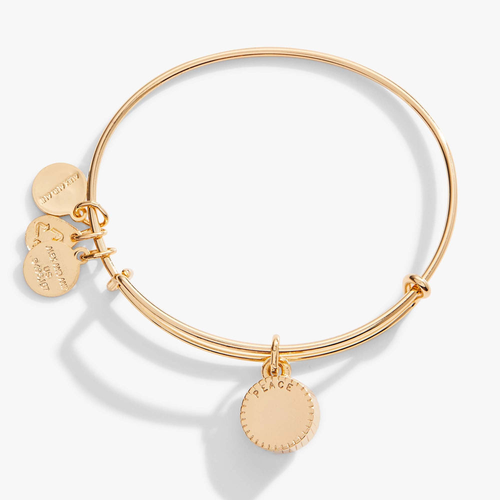March Birthstone Charm Bangle, Aquamarine, Bracelets, $ 28.00, A Moment Of Now™