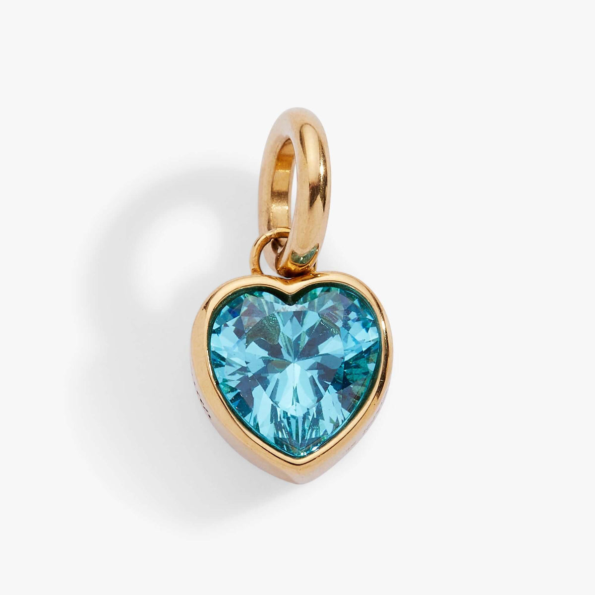 March 'Faith' Heart Birthstone Charm, Charms & Pendants, $ 16.00, A Moment Of Now™