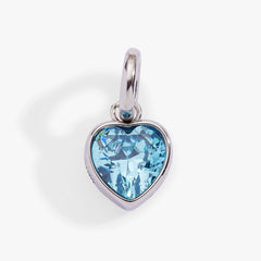 March 'Faith' Heart Birthstone Charm, Charms & Pendants, $ 16.00, A Moment Of Now™
