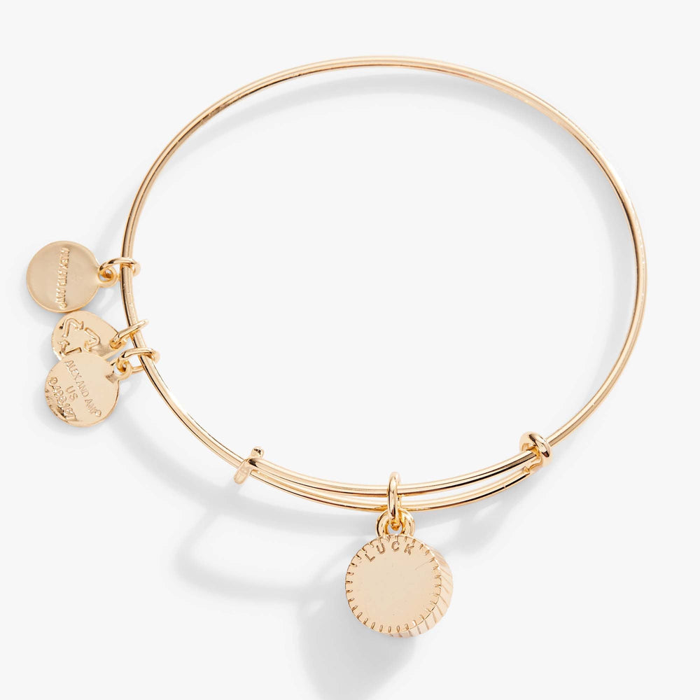 May Birthstone Charm Bangle, Emerald, Bracelets, $ 28.00, A Moment Of Now™