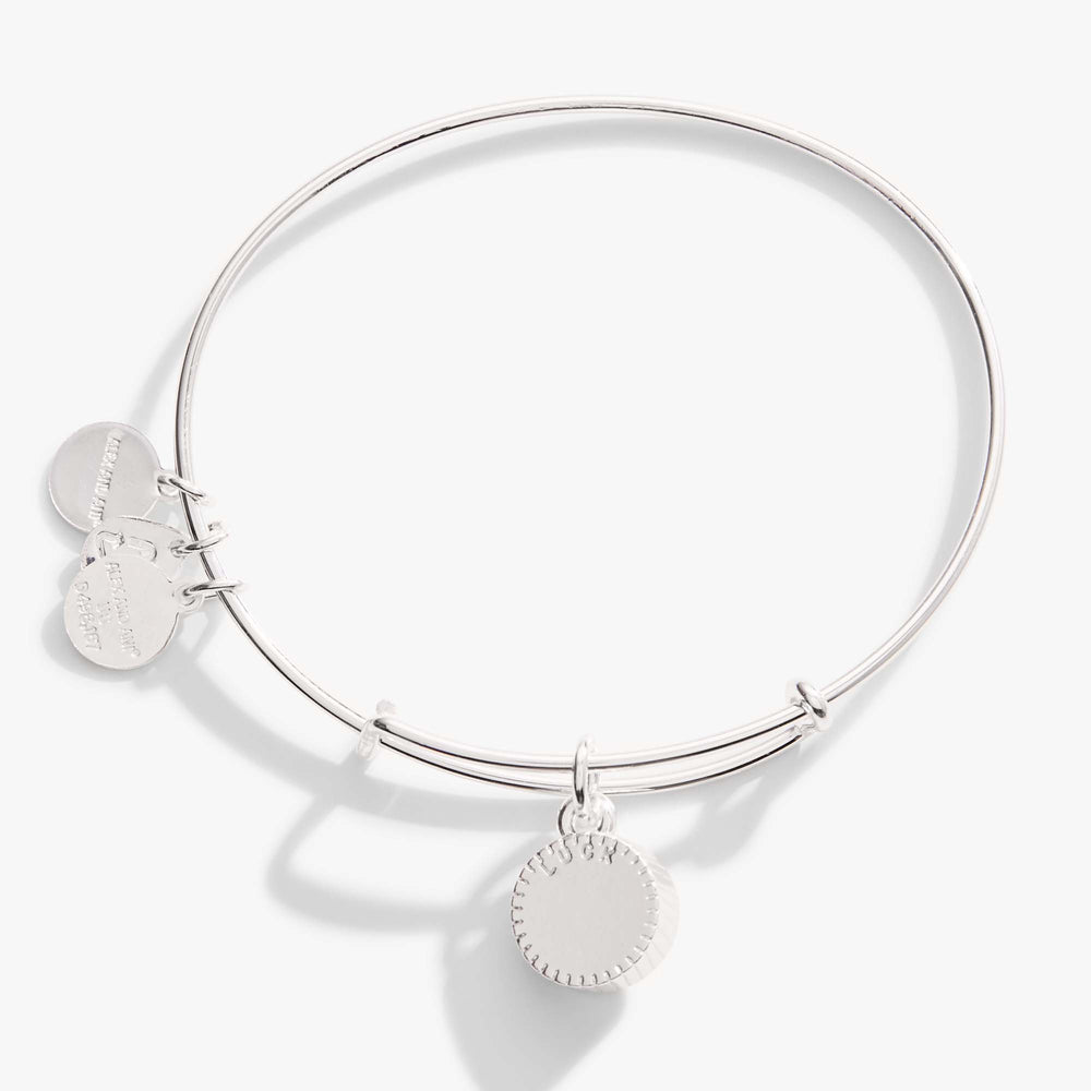 May Birthstone Charm Bangle, Emerald, Bracelets, $ 28.00, A Moment Of Now™