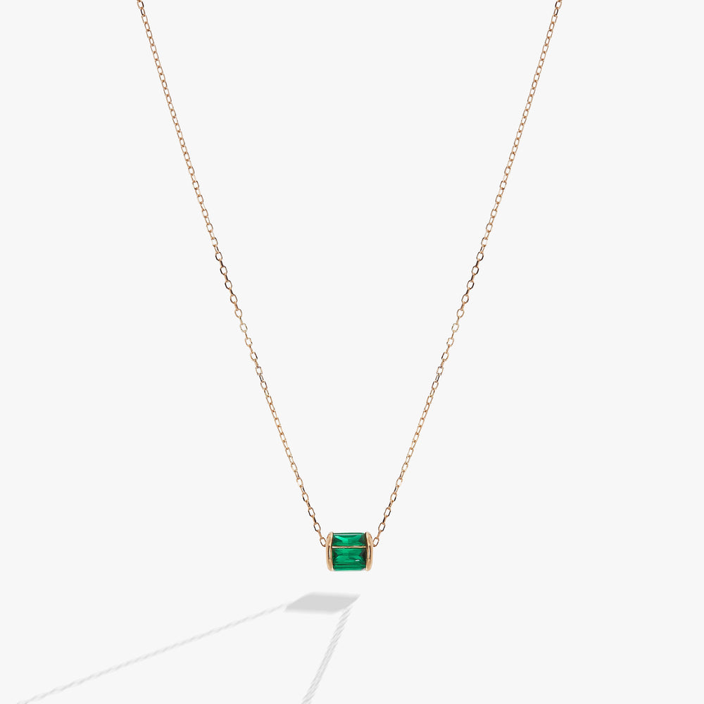 May Birthstone Precious Pendant Necklace, Necklaces, $ 88.00, A Moment Of Now™
