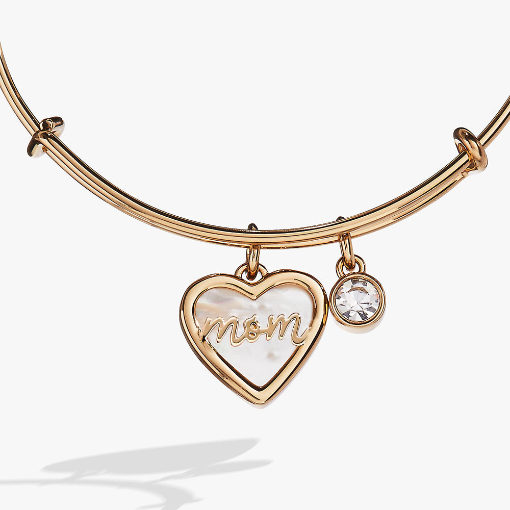 Mom Mother of Pearl Bangle, Bracelets, $ 34.00, A Moment Of Now™