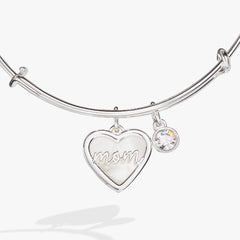 Mom Mother of Pearl Bangle, Bracelets, $ 34.00, A Moment Of Now™