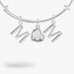Crystal Mom Bangle, Bracelets, $ 38.00, A Moment Of Now™