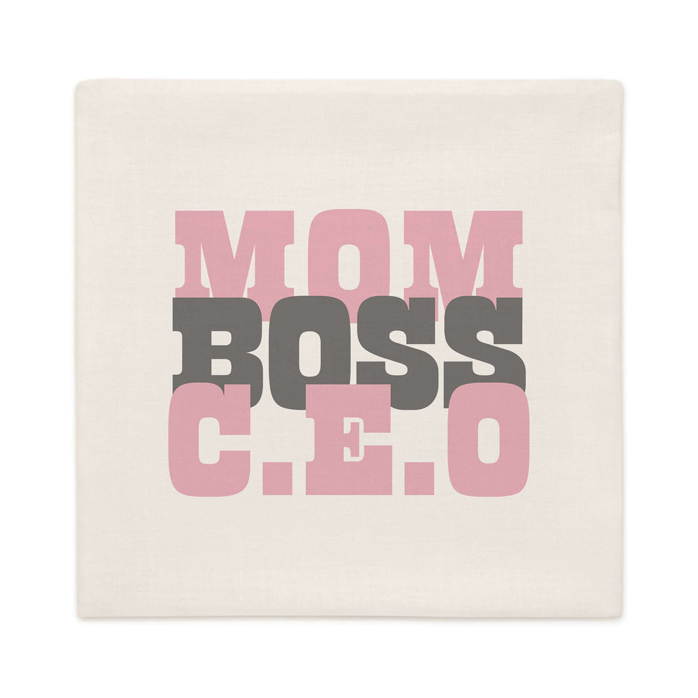 Mom Boss C.E.O Graphic Premium Pillow - Celebrate Her, Throw Pillows, $ 55.50, A Moment Of Now™