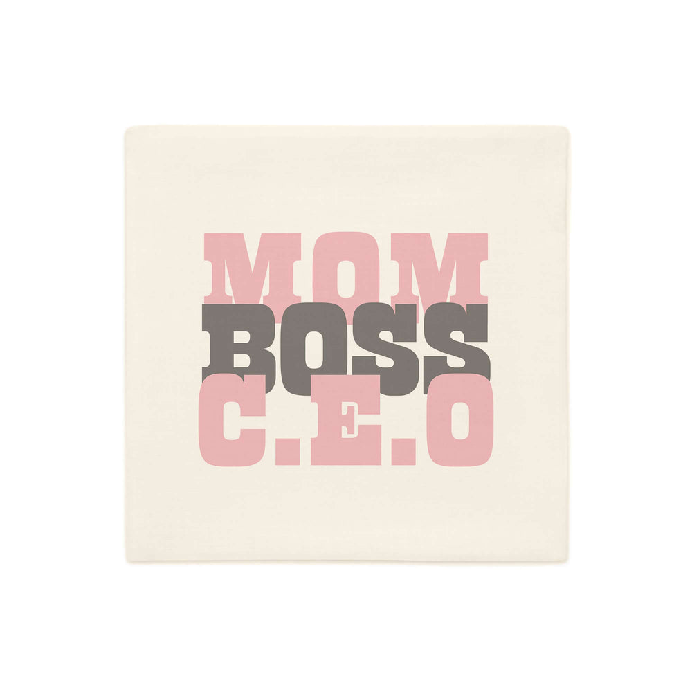 Mom Boss C.E.O Graphic Premium Pillow - Celebrate Her, Throw Pillows, $ 45.00, A Moment Of Now™
