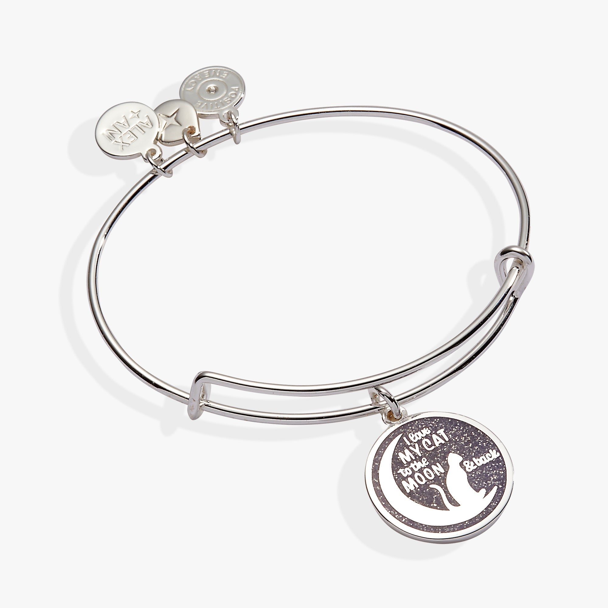 'Love My Cat to the Moon and Back' Bangle, Bracelets, $ 28.00, A Moment Of Now™