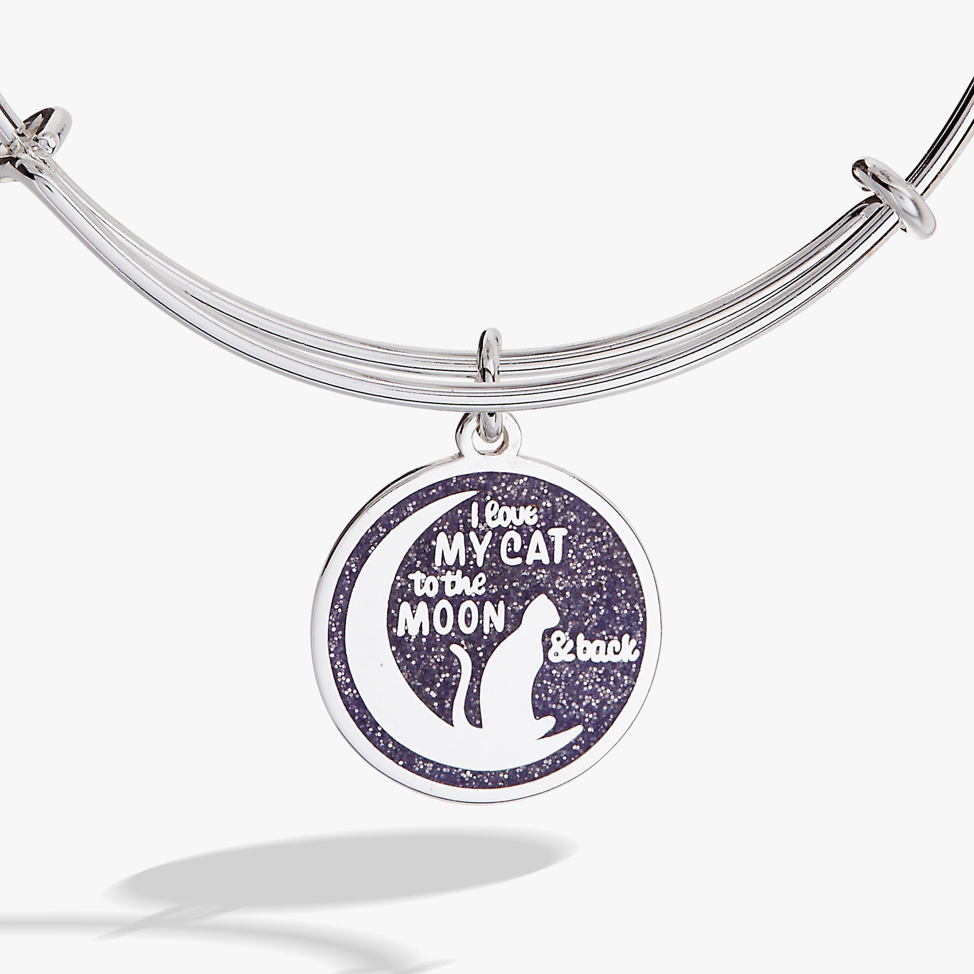'Love My Cat to the Moon and Back' Bangle, Bracelets, $ 28.00, A Moment Of Now™