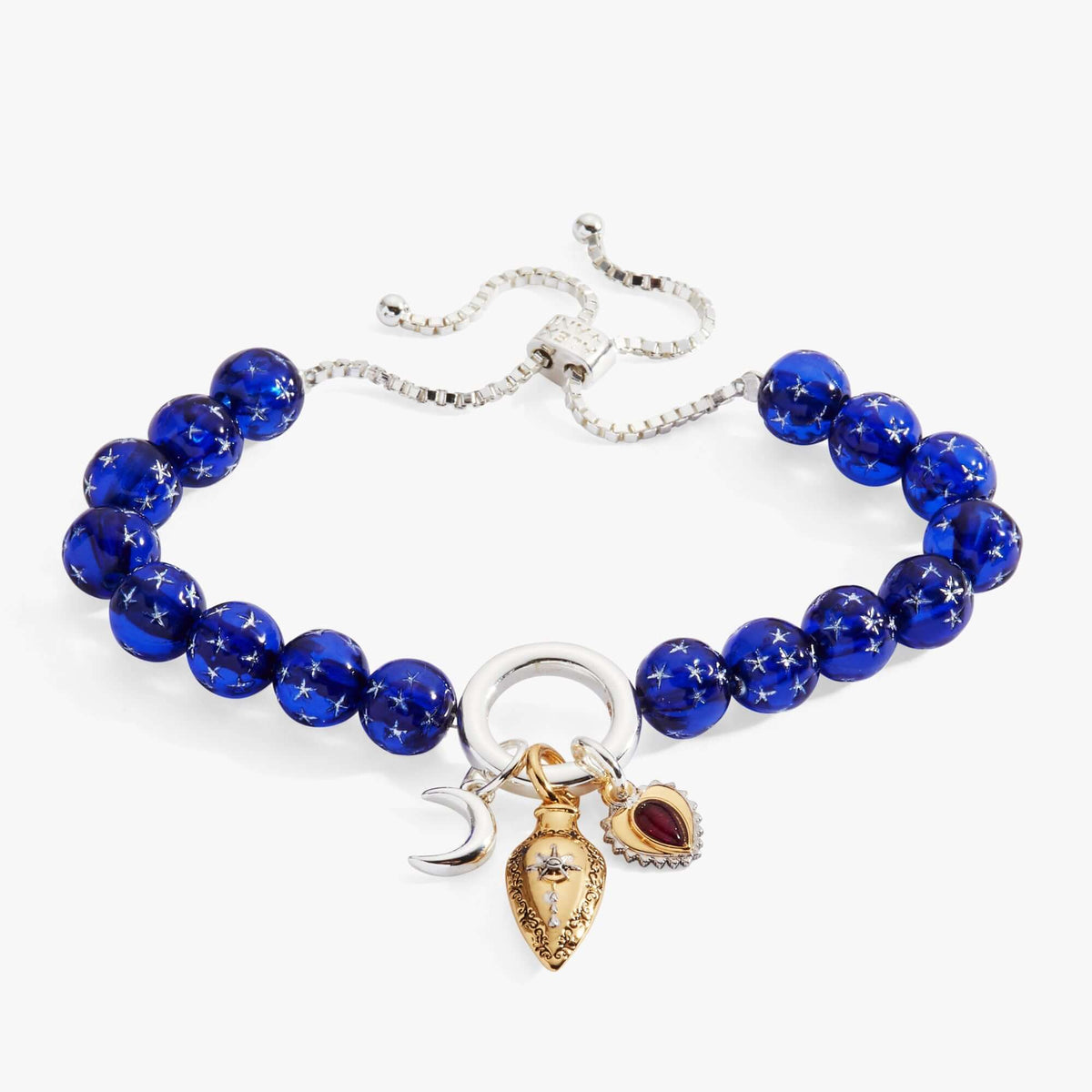 Moon Magic Beaded Charm Bolo Bracelet, Bracelets, $ 18.90, A Moment Of Now™