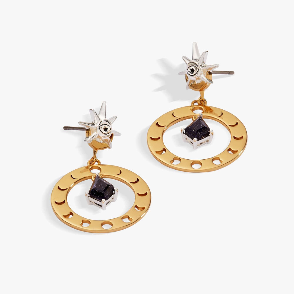 Moon Phase Statement Earring, Earrings, $ 29.90, A Moment Of Now™