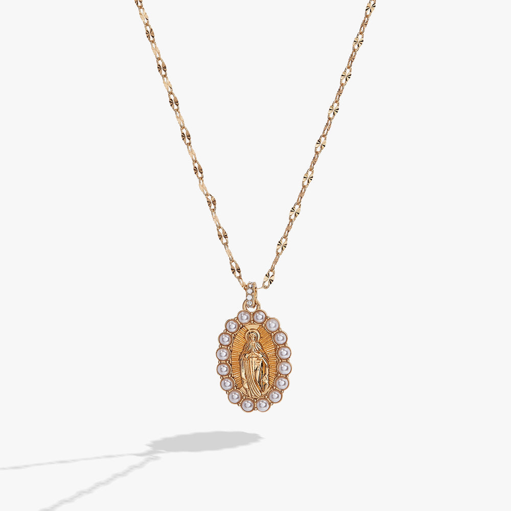 Divine Guides Mary Pendant Necklace, Necklaces, $ 44.00, A Moment Of Now™