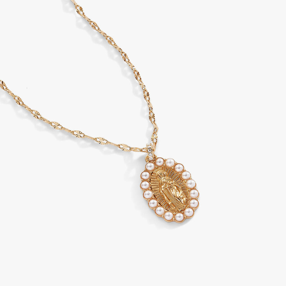 Divine Guides Mary Pendant Necklace, Necklaces, $ 44.00, A Moment Of Now™