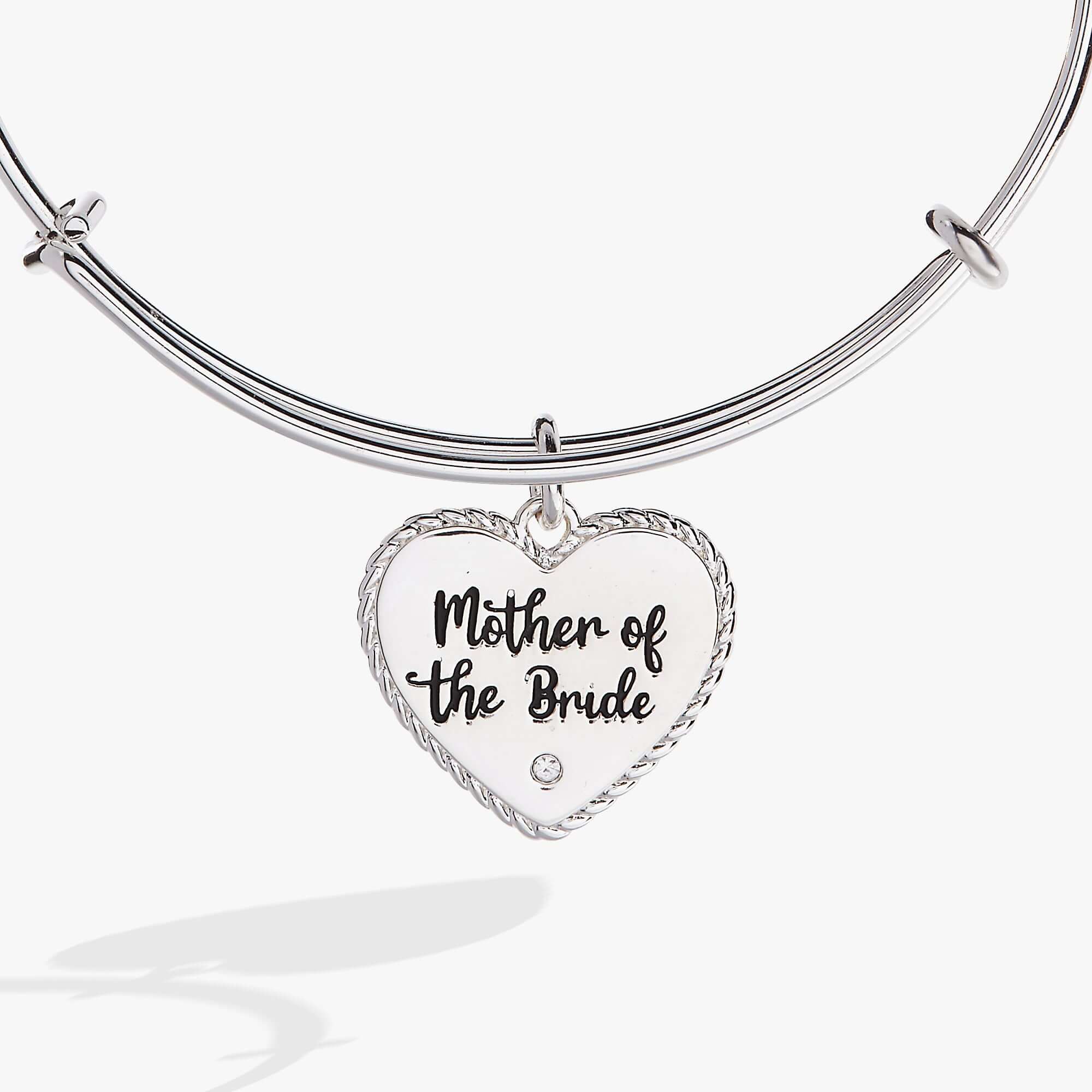 Mother of the Bride Heart Bangle, Bracelets, $ 24.00, A Moment Of Now™