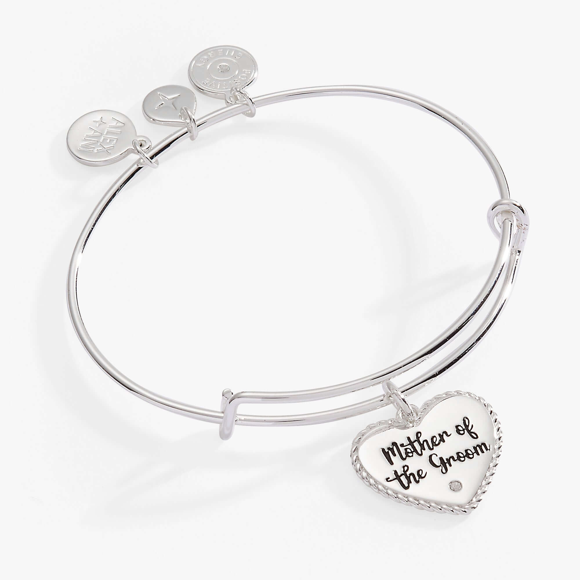 Mother of the Groom Heart Bangle, Bracelets, $ 24.00, A Moment Of Now™