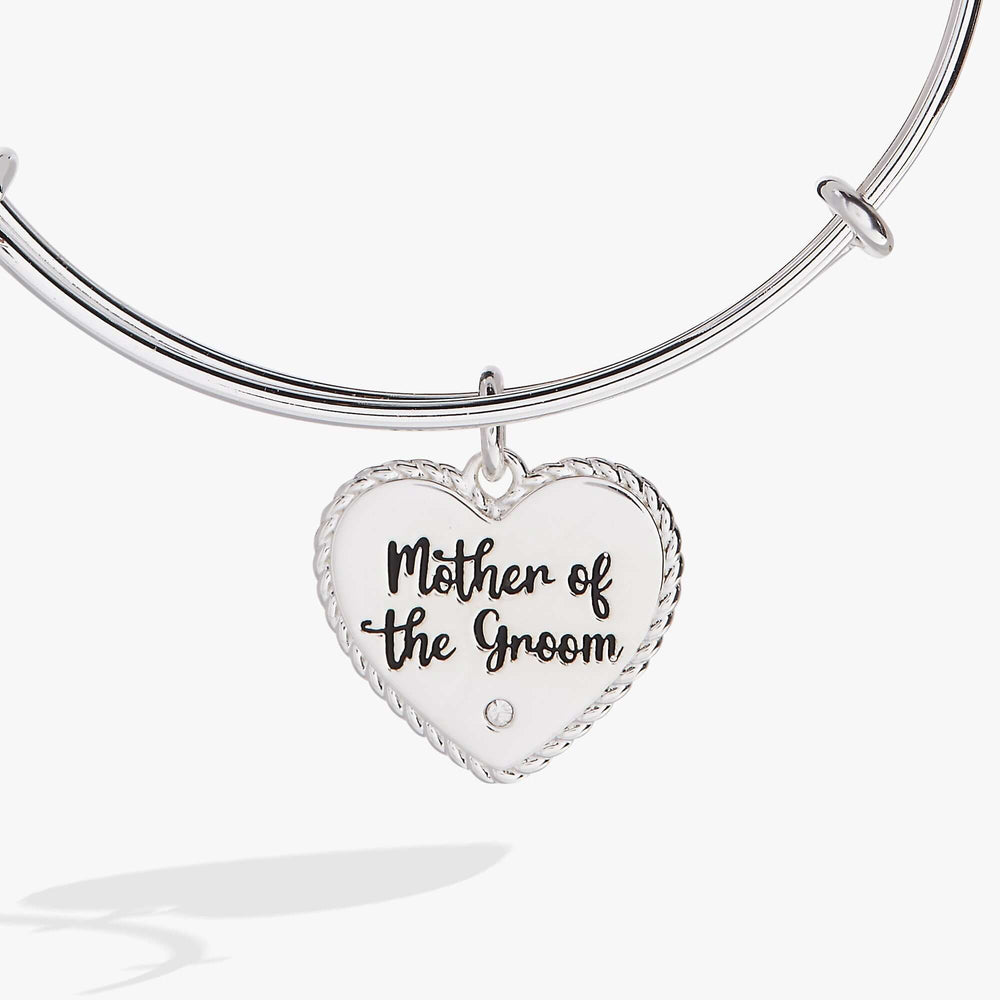 Mother of the Groom Heart Bangle, Bracelets, $ 24.00, A Moment Of Now™