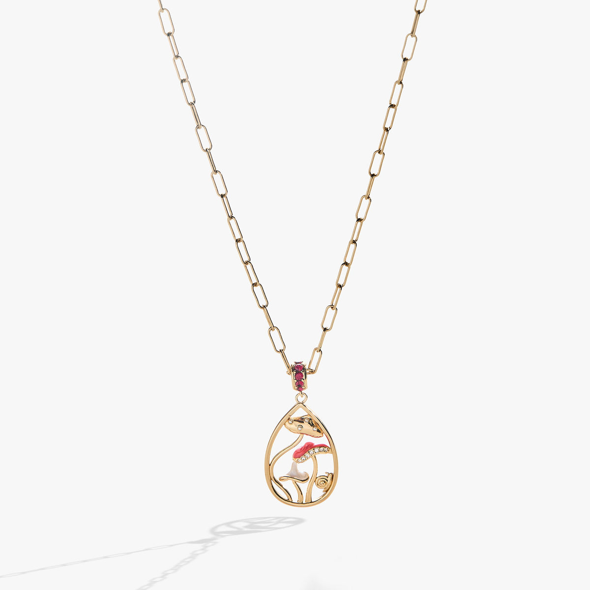 Mushroom Pendant Necklace, Necklaces, $ 48.00, A Moment Of Now™