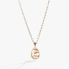 Mushroom Pendant Necklace, Necklaces, $ 48.00, A Moment Of Now™